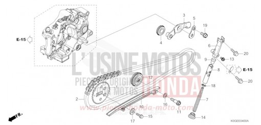 CAM CHAIN/TENSIONER C125AN de 2022